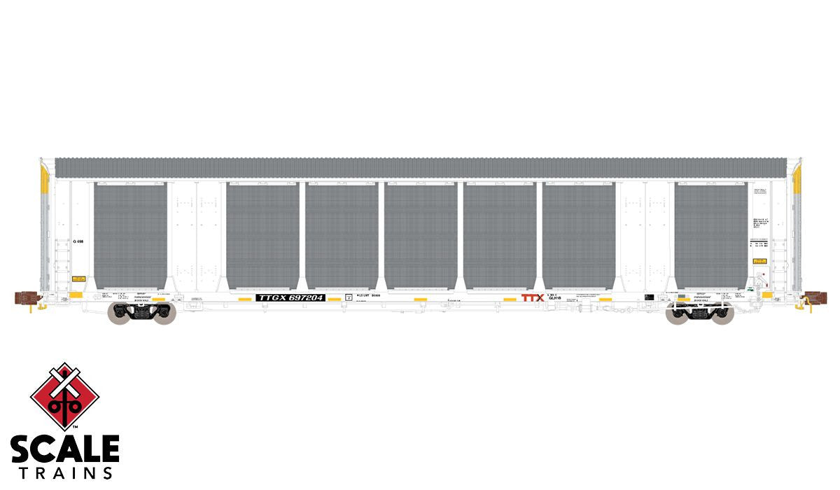 Scaletrains SXT33761 Gunderson Multi-Max Autorack, TTX/White/TTGX #698267 Rivet Counter N Scale