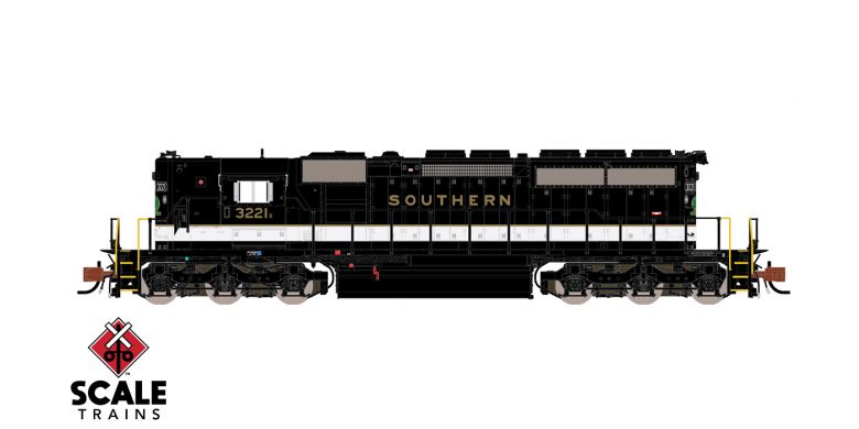 Scaletrains SXT33811 EMD SD40-2 Southern High Hood Gold Lettering #3240X DCC & Sound N Scale