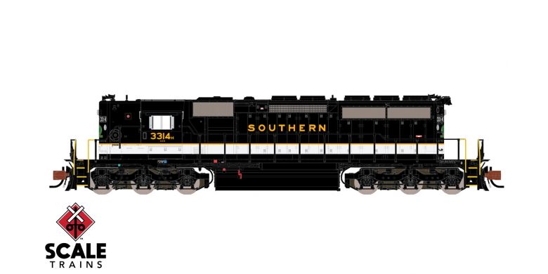 Scaletrains SXT33813 EMD SD40-2 Southern High Hood Dulux Lettering #3314H DCC & Sound N Scale