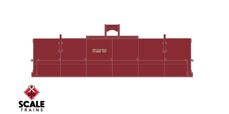 Scaletrains SXT38407 Thrall 48' 2-Hood Coil Steel Car CTRN #500011 HO Scale