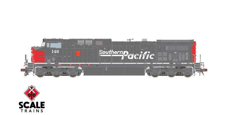 ScaleTrains SXT38481 GE AC4400CW, SP Southern Pacific/Speed Lettering #163 HO Scale