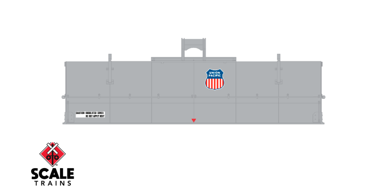 Scaletrains SXT38499 Thrall 48' 2-Hood Coil Steel Car UP Union Pacific #249180 HO Scale