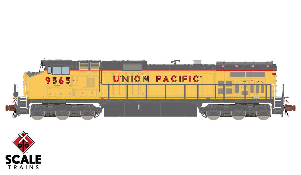 Scaletrains SXT38543 GE DASH 9-44CW, UP - Union Pacific #9568 ESU v5.0 DCC & Sound N Scale