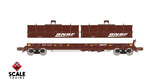 Scaletrains SXT38640 Thrall 48' 2-Hood Coil Steel Car BNSF/Wedge #534122 N Scale