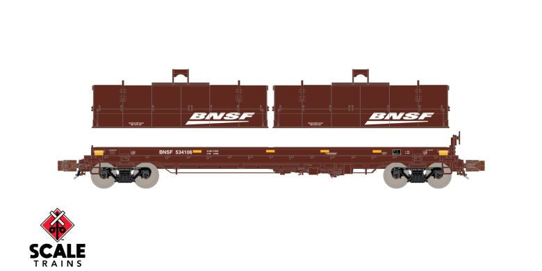 Scaletrains SXT38641 Thrall 48' 2-Hood Coil Steel Car BNSF/Wedge #534134 N Scale