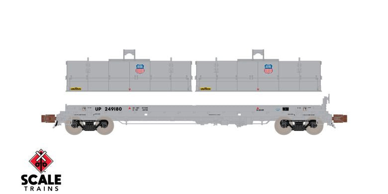 Scaletrains SXT38665 Thrall 48' 2-Hood Coil Steel Car UP Union Pacific #249223 N Scale