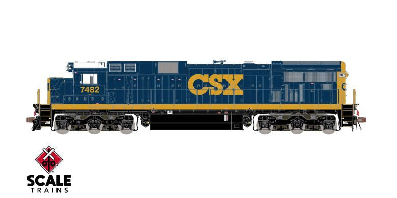 Scaletrains SXT38763 GE C39-8 Phase III, CSX/YN3 #7483 Rivet Counter HO Scale