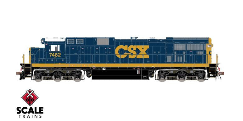 Scaletrains SXT38761 GE C39-8 Phase III, CSX/YN3 #7482 Rivet Counter HO Scale