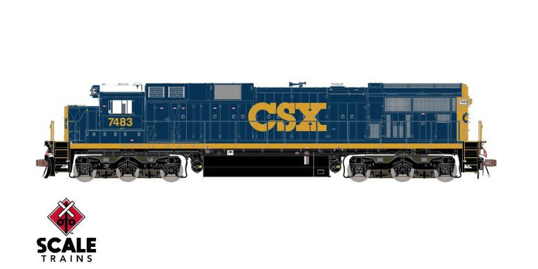 Scaletrains SXT38763 GE C39-8 Phase III, CSX/YN3 #7483 Rivet Counter HO Scale