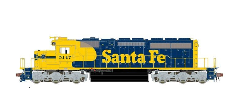 ScaleTrains SXT38775 EMD SD40-2, ATSF Santa Fe/Repaint Lettering #5169 DCC & Sound HO Scale