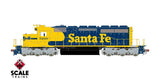 ScaleTrains SXT38767 EMD SD40-2, ATSF Santa Fe/Repaint Lettering #5147 DCC & Sound HO Scale
