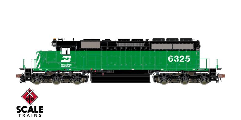 ScaleTrains SXT38779 EMD SD40-2, BN Burlington Northern/As Delivered #6327 DCC & Sound HO Scale