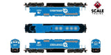 ScaleTrains SXT38799 EMD SD40-2, Conrail/Small Quality Logo/Ditch Lights #6465 DCC & Sound HO Scale