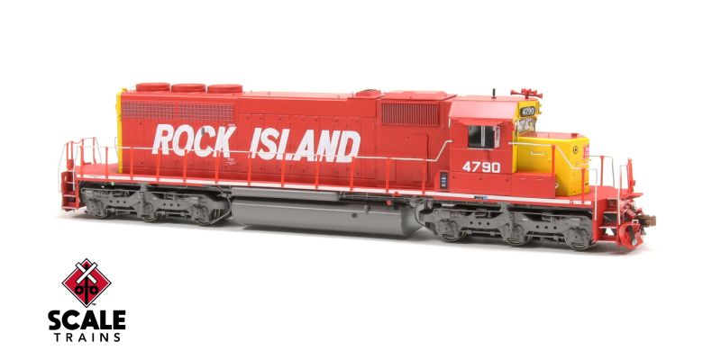 ScaleTrains SXT38817 EMD SD40-2, RI Rock Island/Red & Yellow
