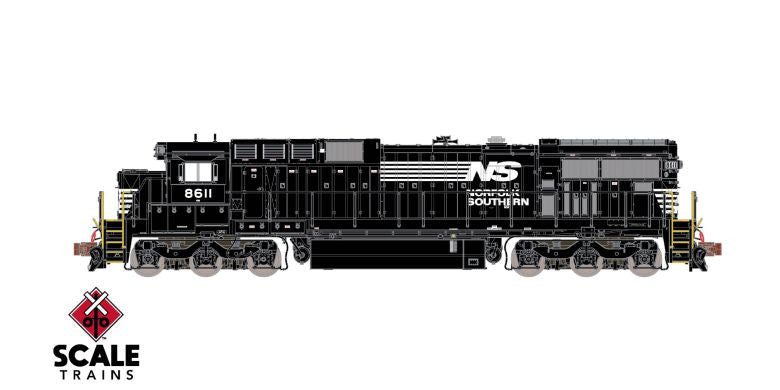 ScaleTrains SXT39159 GE C39-8 Phase II, NS Norfolk Southern/As Built #8571 DCC & Sound N Scale