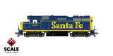 ScaleTrains SXT39193 EMD GP30, ATSF Santa Fe/Pinstripe/As Delivered #1252 DCC & Sound HO Scale