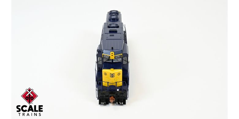 ScaleTrains SXT39201 EMD GP30, ATSF Santa Fe/Pinstripe/As Delivered #1284 DCC & Sound HO Scale (Copy)