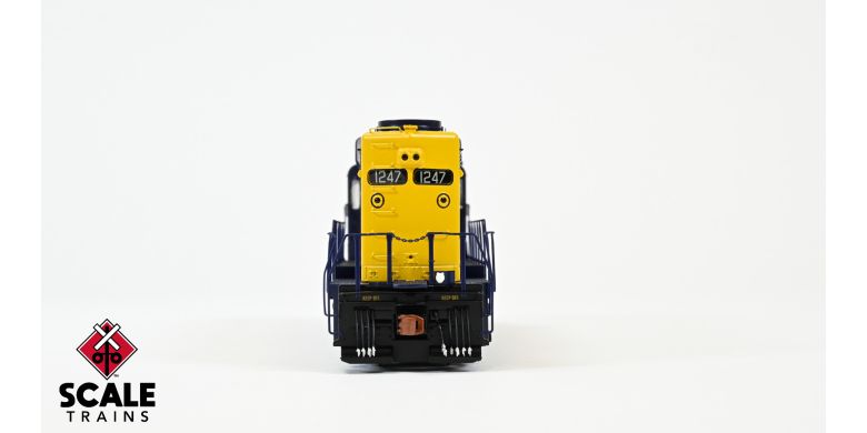 ScaleTrains SXT39191 EMD GP30, ATSF Santa Fe/Pinstripe/As Delivered #1247 DCC & Sound HO Scale