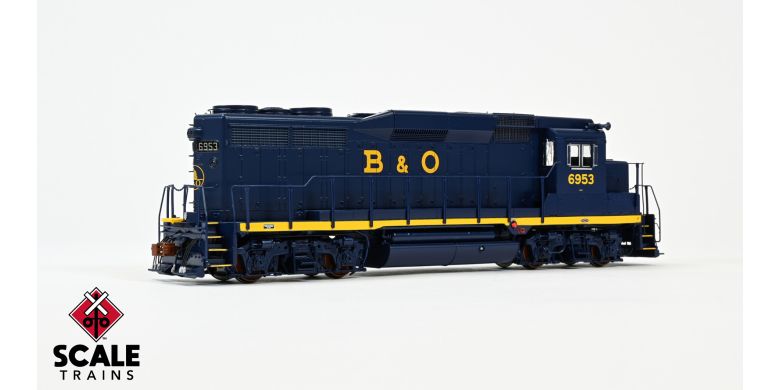 ScaleTrains SXT39213 EMD GP30, B&O Baltimore & Ohio/Unique Capitol Dome #6953 DCC & Sound HO Scale