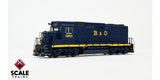 ScaleTrains SXT39213 EMD GP30, B&O Baltimore & Ohio/Unique Capitol Dome #6953 DCC & Sound HO Scale