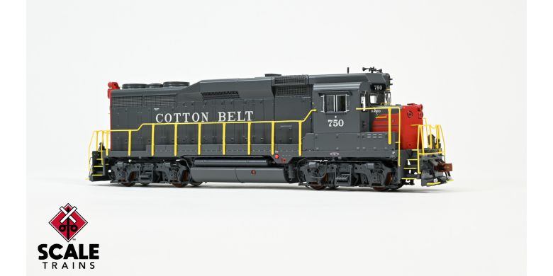 ScaleTrains SXT39255 EMD GP30, SSW Cotton Belt/Bloody Nose/As Delivered #754 DCC & Sound HO Scale