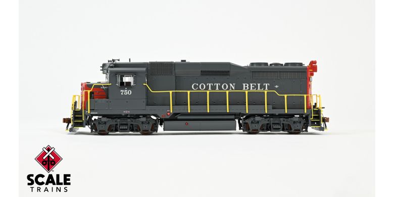 ScaleTrains SXT39253 EMD GP30, SSW Cotton Belt/Bloody Nose/As Delivered #752 DCC & Sound HO Scale