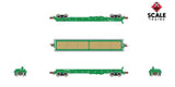 Scaletrains SXT39462 Thrall 48' 2-Hood Coil Steel Car BN Burlington Northern/Cascade Green #686009 N Scale