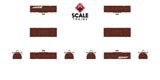 Scaletrains SXT39466 Thrall 48' 2-Hood Coil Steel Car BNSF/Wedge Hoods #534204 N Scale
