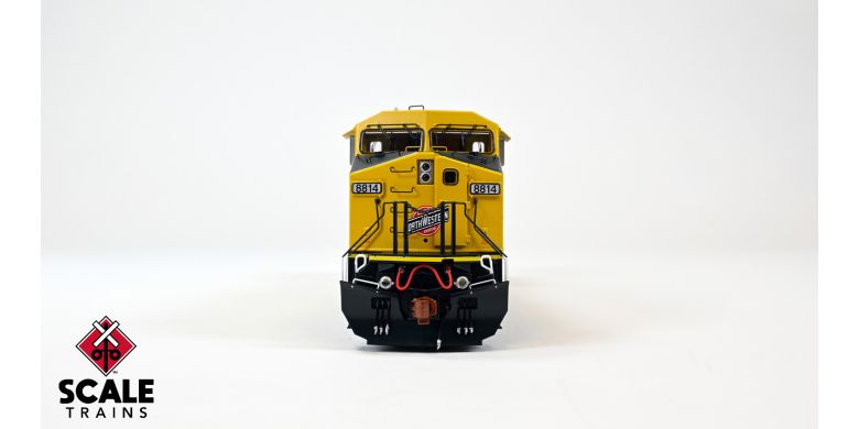 ScaleTrains SXT39637 GE AC4400CW, Chicago & Northwestern/Operation Lifesaver #8826 DCC & Sound HO Scale