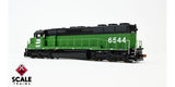 ScaleTrains SXT39757 EMD SD45 Phase III, Burlington Northern/As Delivered #6556 DCC & Sound HO Scale