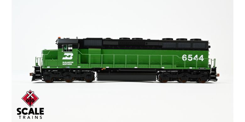 ScaleTrains SXT39757 EMD SD45 Phase III, Burlington Northern/As Delivered #6556 DCC & Sound HO Scale