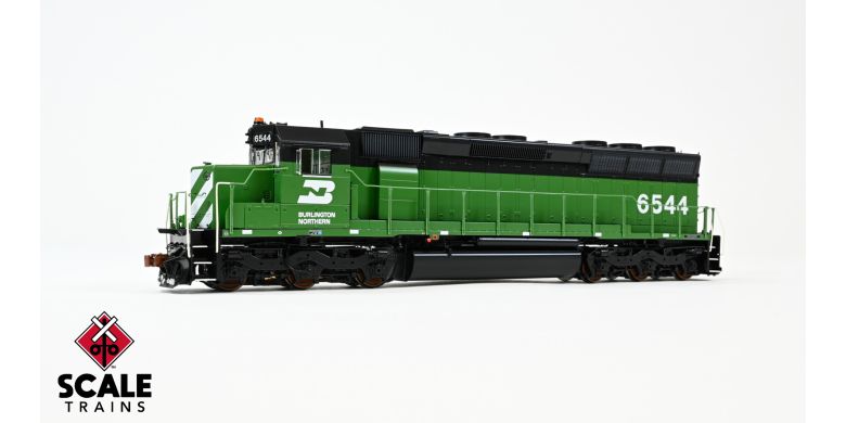 ScaleTrains SXT39757 EMD SD45 Phase III, Burlington Northern/As Delivered #6556 DCC & Sound HO Scale