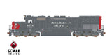 ScaleTrains SXT39851 EMD SD40T-2, SP Southern Pacific/Lobotomized/Distressed Roman Lettering #8318 DCC & Sound HO Scale