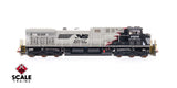 Scaletrains SXT39885 GE AC44C6M, Norfolk Southern/Black Mane/Tuscan Red Stripe/NS #4002 HO Scale