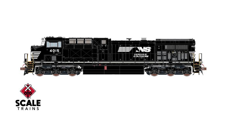 Scaletrains SXT39891 GE AC44C6M, Norfolk Southern/Horsehead/NS #4015 HO Scale