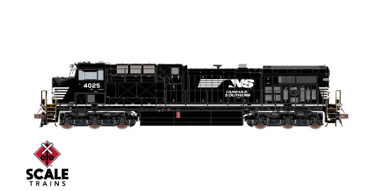 Scaletrains SXT39891 GE AC44C6M, Norfolk Southern/Horsehead/NS #4015 HO Scale