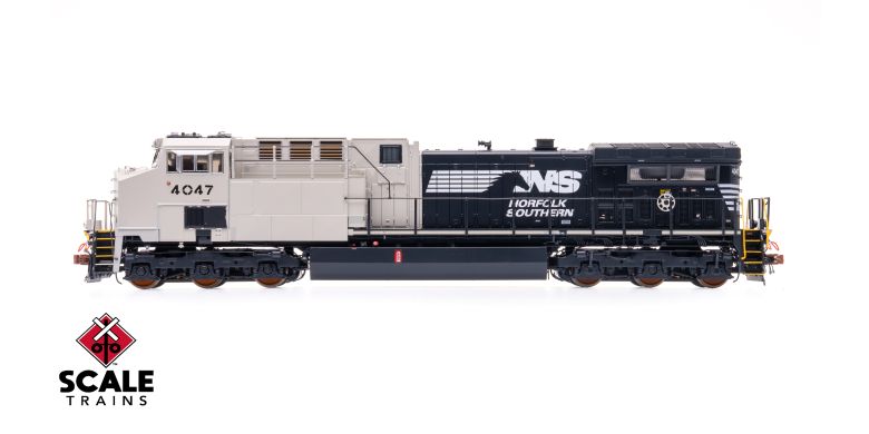 Scaletrains SXT39897 GE AC44C6M, Norfolk Southern/Horsehead/Primer Cab/NS #4047 HO Scale