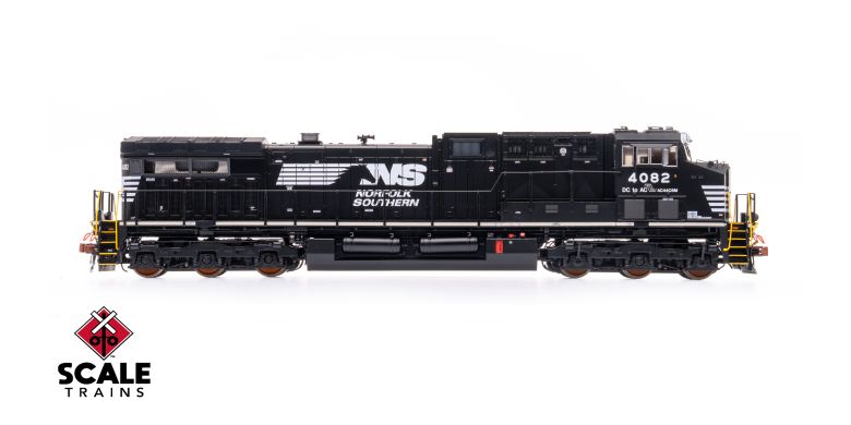 Scaletrains SXT39899 GE AC44C6M, Norfolk Southern/Horsehead/Sinewave/NS #4082 HO Scale
