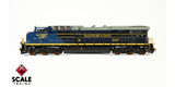 ScaleTrains SXT39903 GE ES44AH, CSX/Heritage/Baltimore & Ohio/B&O #1827 DCC & Sound HO Scale