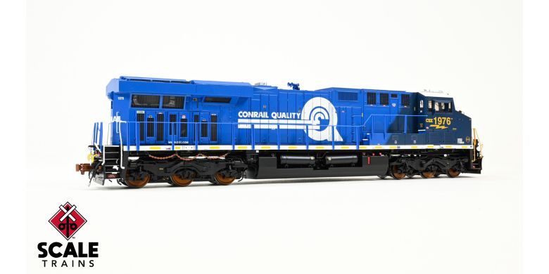 ScaleTrains SXT39907 GE ES44AH, CSX/Heritage/Conrail/Quality #1976 DCC & Sound HO Scale