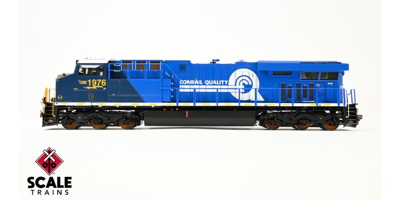 ScaleTrains SXT39907 GE ES44AH, CSX/Heritage/Conrail/Quality #1976 DCC & Sound HO Scale