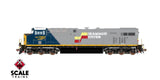 ScaleTrains SXT39909 GE ES44AH, CSX/Heritage/Seaboard System #1982 DCC & Sound HO Scale