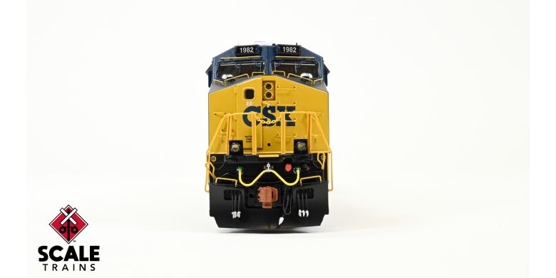 ScaleTrains SXT39909 GE ES44AH, CSX/Heritage/Seaboard System #1982 DCC & Sound HO Scale