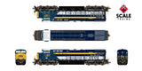 ScaleTrains SXT39911 GE ES44AH, CSX/Heritage/Chesapeake & Ohio/C&O #1869 DCC & Sound HO Scale