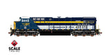 ScaleTrains SXT39911 GE ES44AH, CSX/Heritage/Chesapeake & Ohio/C&O #1869 DCC & Sound HO Scale