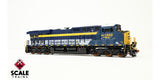 ScaleTrains SXT39911 GE ES44AH, CSX/Heritage/Chesapeake & Ohio/C&O #1869 DCC & Sound HO Scale