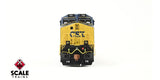 ScaleTrains SXT39911 GE ES44AH, CSX/Heritage/Chesapeake & Ohio/C&O #1869 DCC & Sound HO Scale