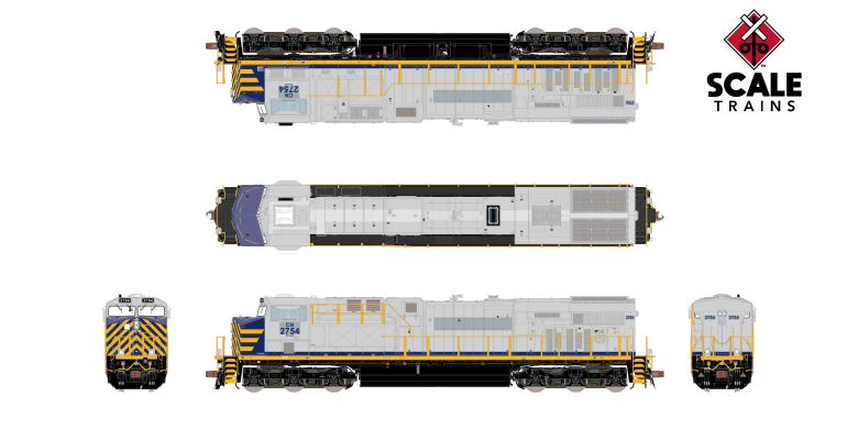 Scaletrains SXT39919 GE ES44AC - Canadian National/ex-CitiRail Patched #2754 - ESU v5.0 DCC & Sound HO Scale