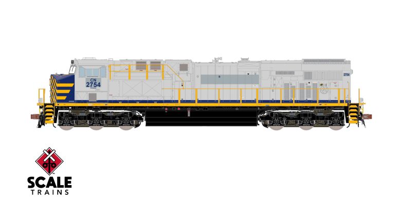 Scaletrains SXT39919 GE ES44AC - Canadian National/ex-CitiRail Patched #2754 - ESU v5.0 DCC & Sound HO Scale