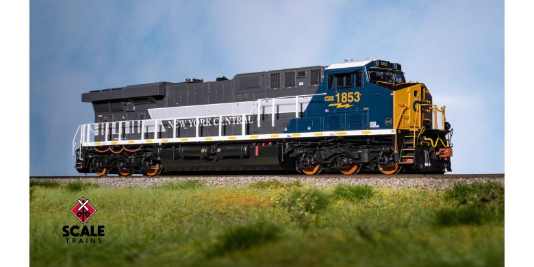 Scaletrains SXT39933 GE ES44AH - CSX/Heritage/New York Central/NYC #1853 - ESU v5.0 DCC & Sound HO Scale
